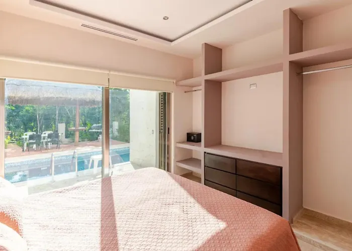 Departamento 2, Country Home, Con Muelle De Pesca, Club De Playa, Alberca, Cenote Y Campo De Golf, Contrata Day Pass Bahia Principe Apartment Tulum