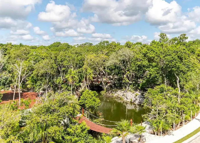 Departamento 2, Country Home, Con Muelle De Pesca, Club De Playa, Alberca, Cenote Y Campo De Golf, Contrata Day Pass Bahia Principe * Tulum
